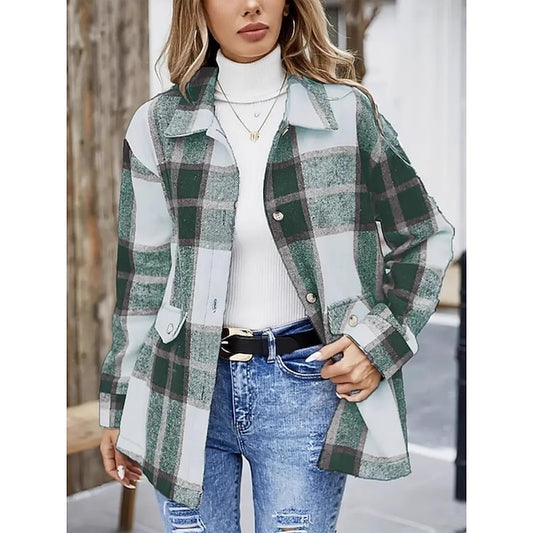 Coastal Plaid Jacket